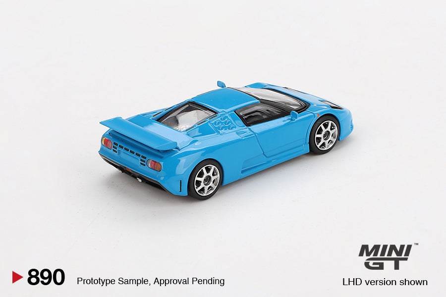 Mini GT 1/64 Bugatti EB110 Super Sport Blu Bugatti Blue - MGT00890-L