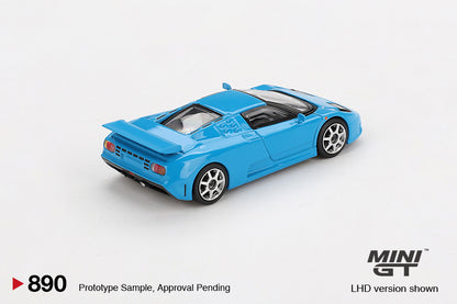 Mini GT 1/64 Bugatti EB110 Super Sport Blu Bugatti Blue - MGT00890-L