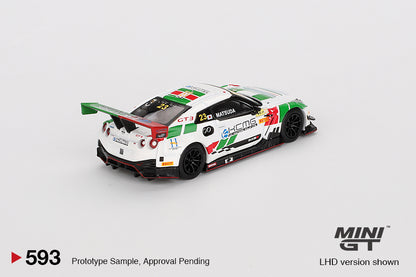 Mini GT 1/64 Nissan GT-R NISMO GT3 #23 KCMG 2018 FIA GT World Cup Macau White