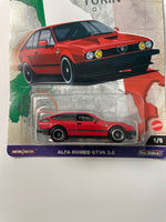 Hot Wheels 1/64 Car Culture Alfa Romeo GTV6 3.0 Red (World Tour Series)