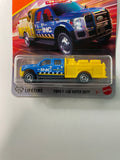 Matchbox 1/64 Ford F-550 Super Duty Yellow & Blue