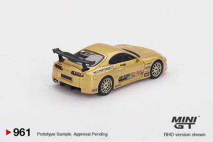 Mini GT 1/64 Toyota Supra (A80) Top Secret GT-300 Top Secret Gold