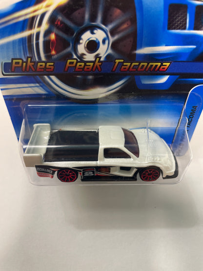 Hot Wheels 1/64 Pikes Peak Tacoma White & Black