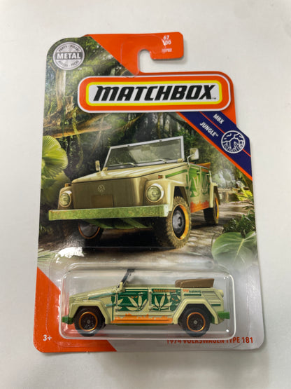 Matchbox 1/64 1974 Volkswagen Type 181 Green