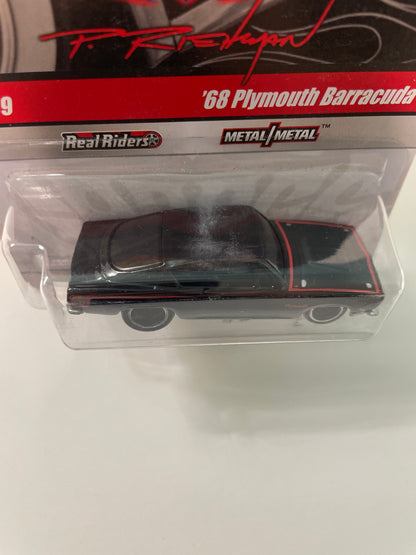 Hot Wheels 1/64 Phil’s Garage ‘68 Plymouth Barracuda Black - Damaged Card