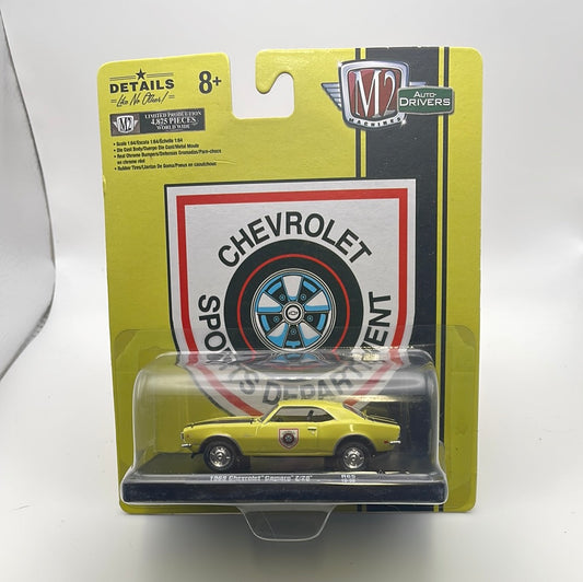 1/64 M2 Machines Auto-Drivers 1969 Chevrolet Camaro Yellow