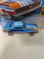 *Treasure Hunt* Hot Wheels 1/64 ‘67 Camaro Short Card Blue