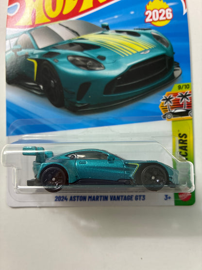 Hot Wheels 1/64 2024 Aston Martin Vantage GT3 Teal