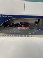 Ebbro 1/18 Nissan GT-R Super GT500 2015 Motul Autech Okayama Test n1 Black