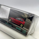 1/64 Stance Hunters BMW E46 M3 Red w/ Gold Wheels