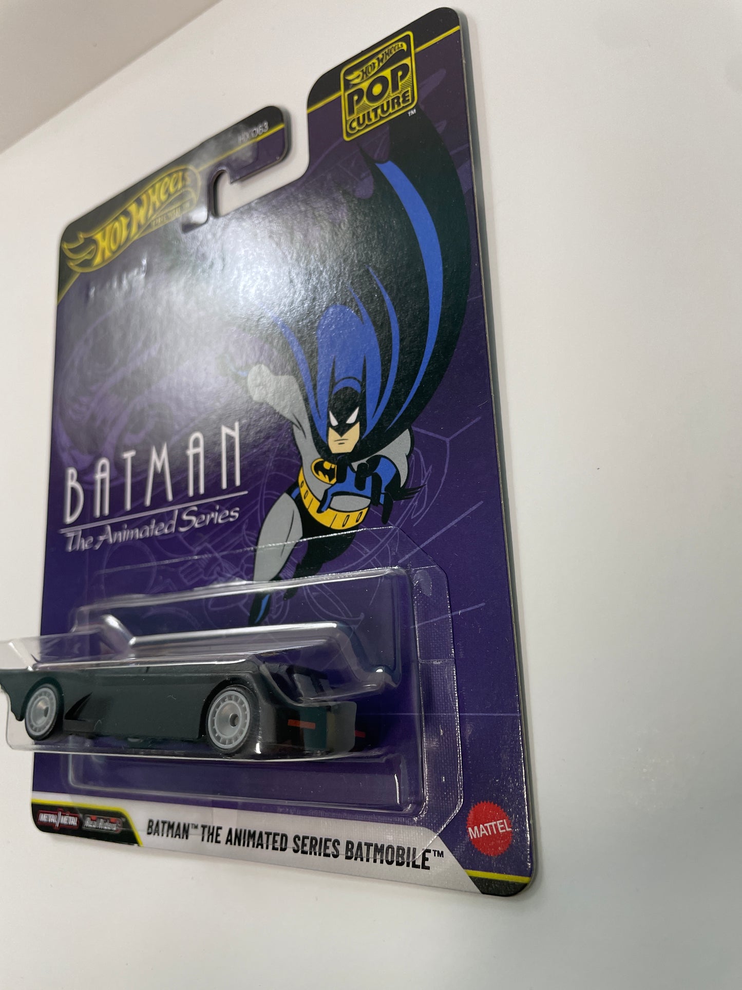 Hot Wheels 1/64 Pop Culture Batman The Animated Series Batmobile Black - JHW88