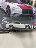 Hot Wheels 1/64 Fast & Furious 2018 Bentley Continental GT3 White & Red