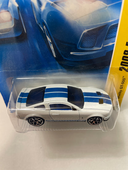 Hot Wheels 1/64 ‘07 Shelby GT-500 White - Damaged Box