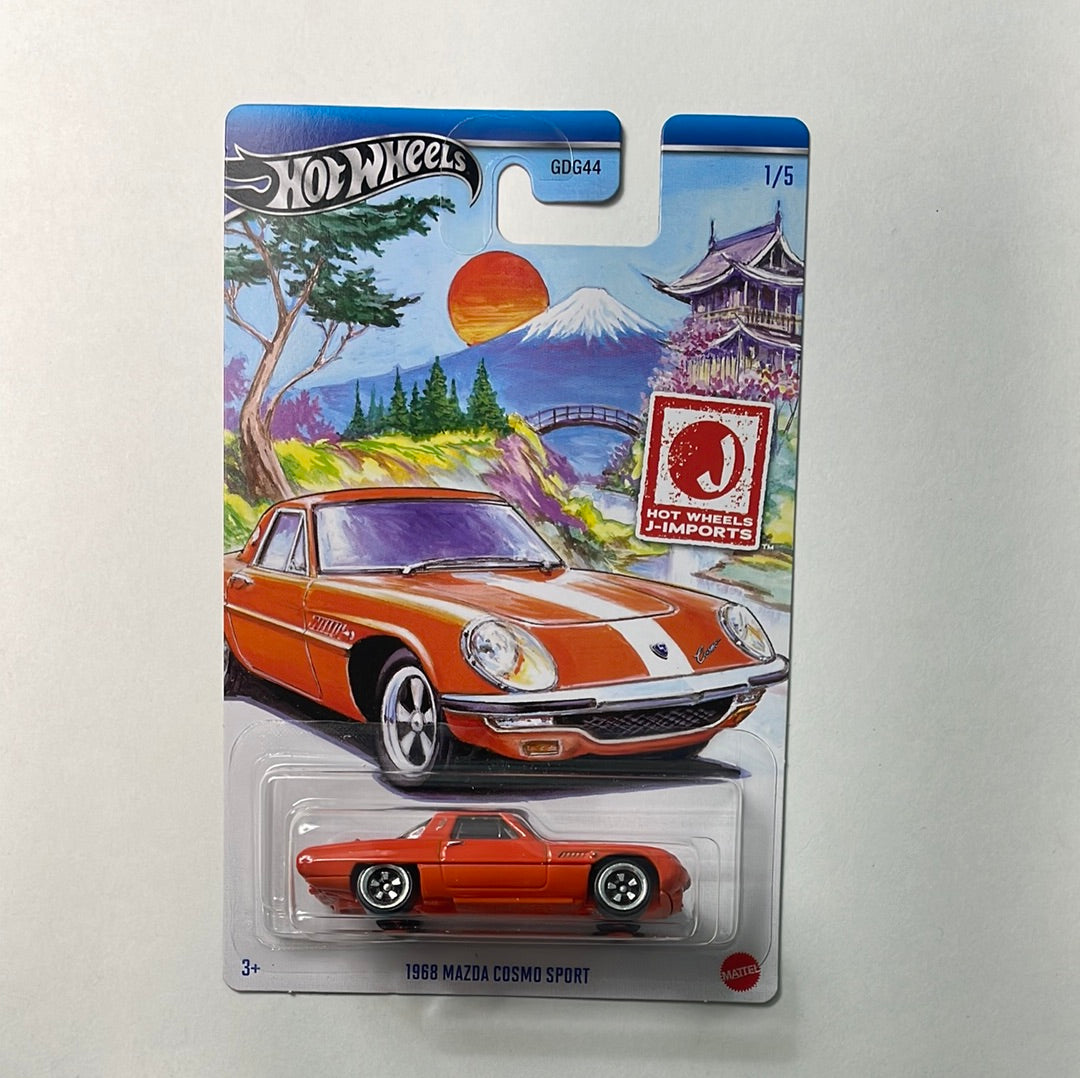 Hot Wheels 1/64 J-Imports 1968 Mazda Cosmo Sport Orange