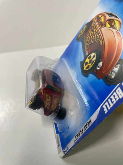 Hot Wheels 1/64 Custom Volkswagen Beetle Red - Damaged Box