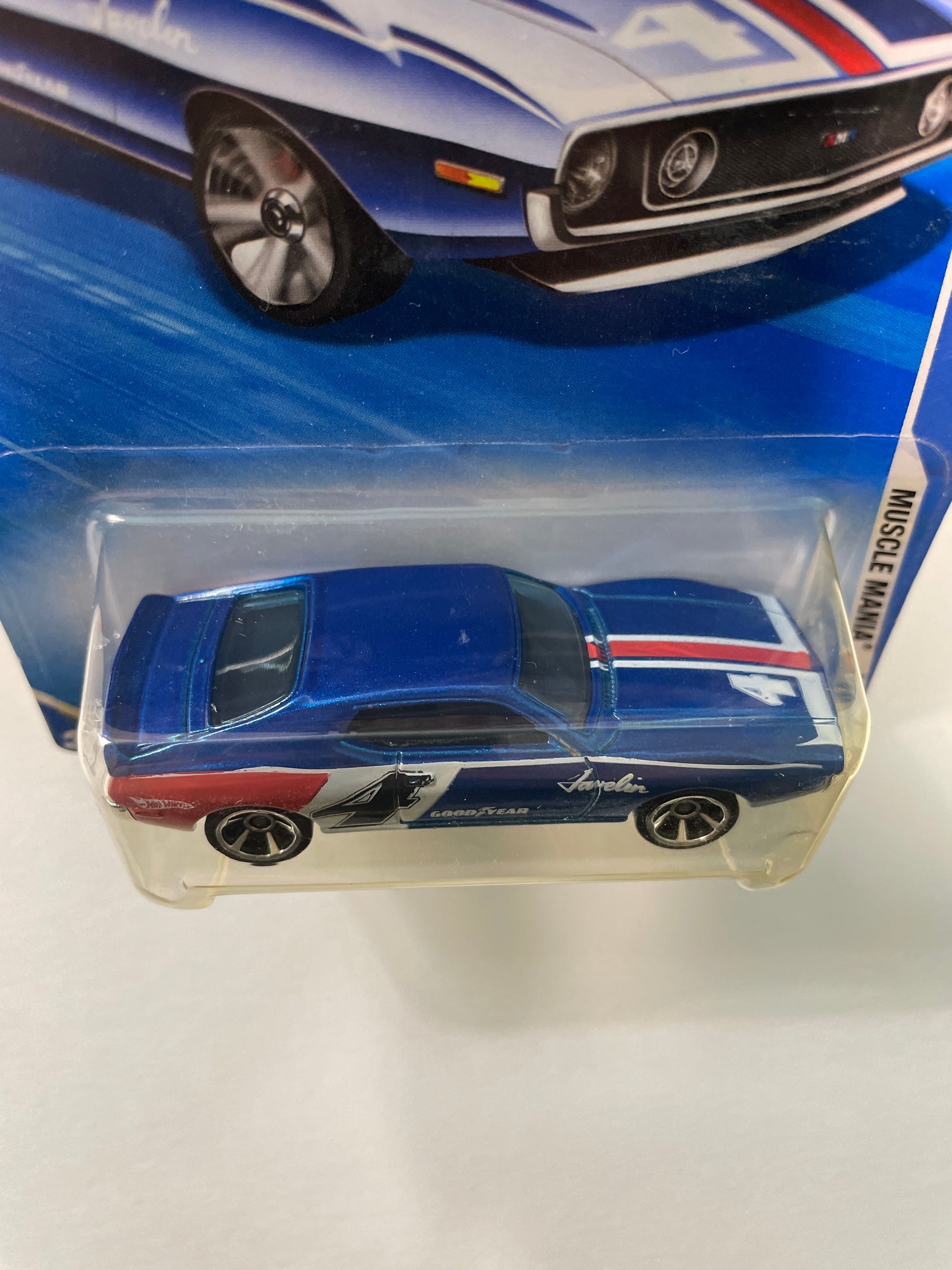 Hot Wheels 1/64 AMC Javelin AMX Blue