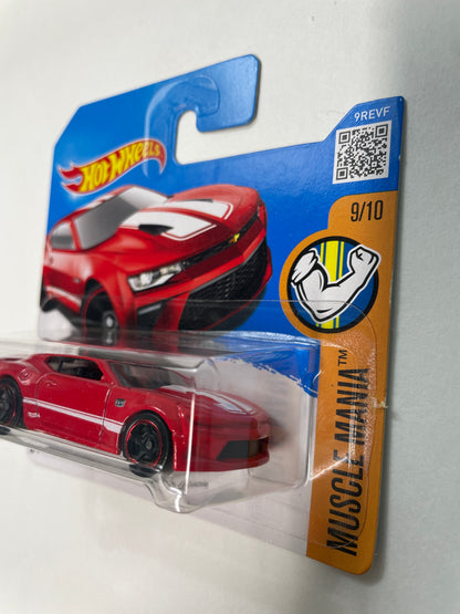 Hot Wheels 1/64 ‘16 Chevrolet Camaro SS Short Card Red