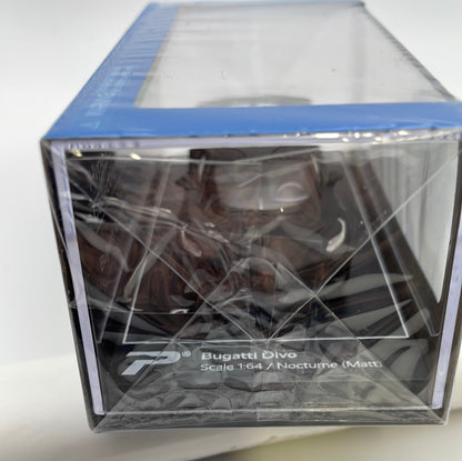 Postercars 1/64 n20 Hypercar League Collection Bugatti Divo Nocturne (Matt) Black