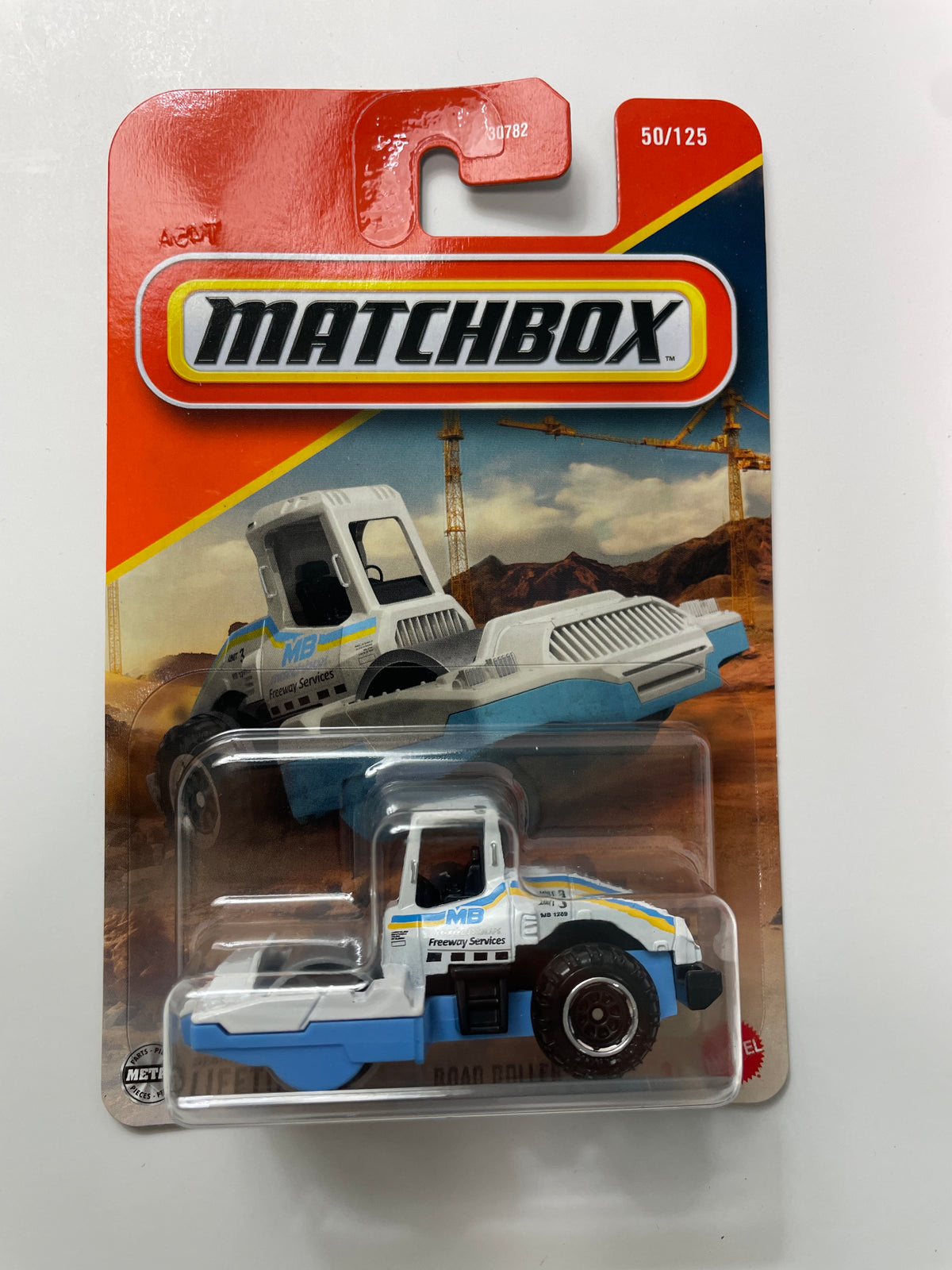 Matchbox Road Rugh Matchbox 1/64 Road Roller Blue & White – Flipn Diecast