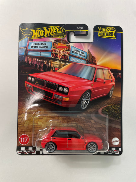 Hot Wheels 1/64 Boulevard Mix A Lancia Delta Integrale Red