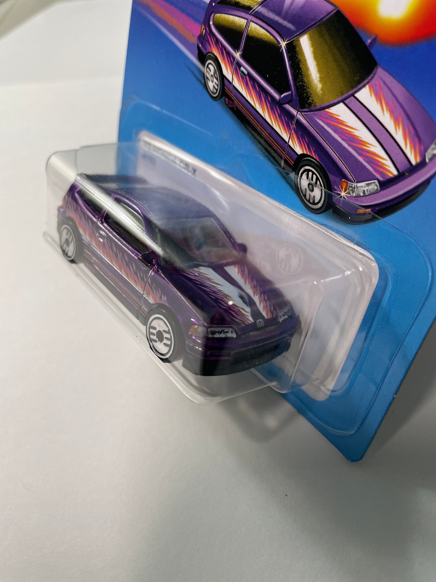Hot Wheels 1/64 Ultra Hots ‘88 Honda CR-X Purple - Damaged Card