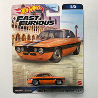 Hot Wheels 1/64 Fast & Furious Alfa Romeo Giulia Sprint GTA Orange - Damaged Box