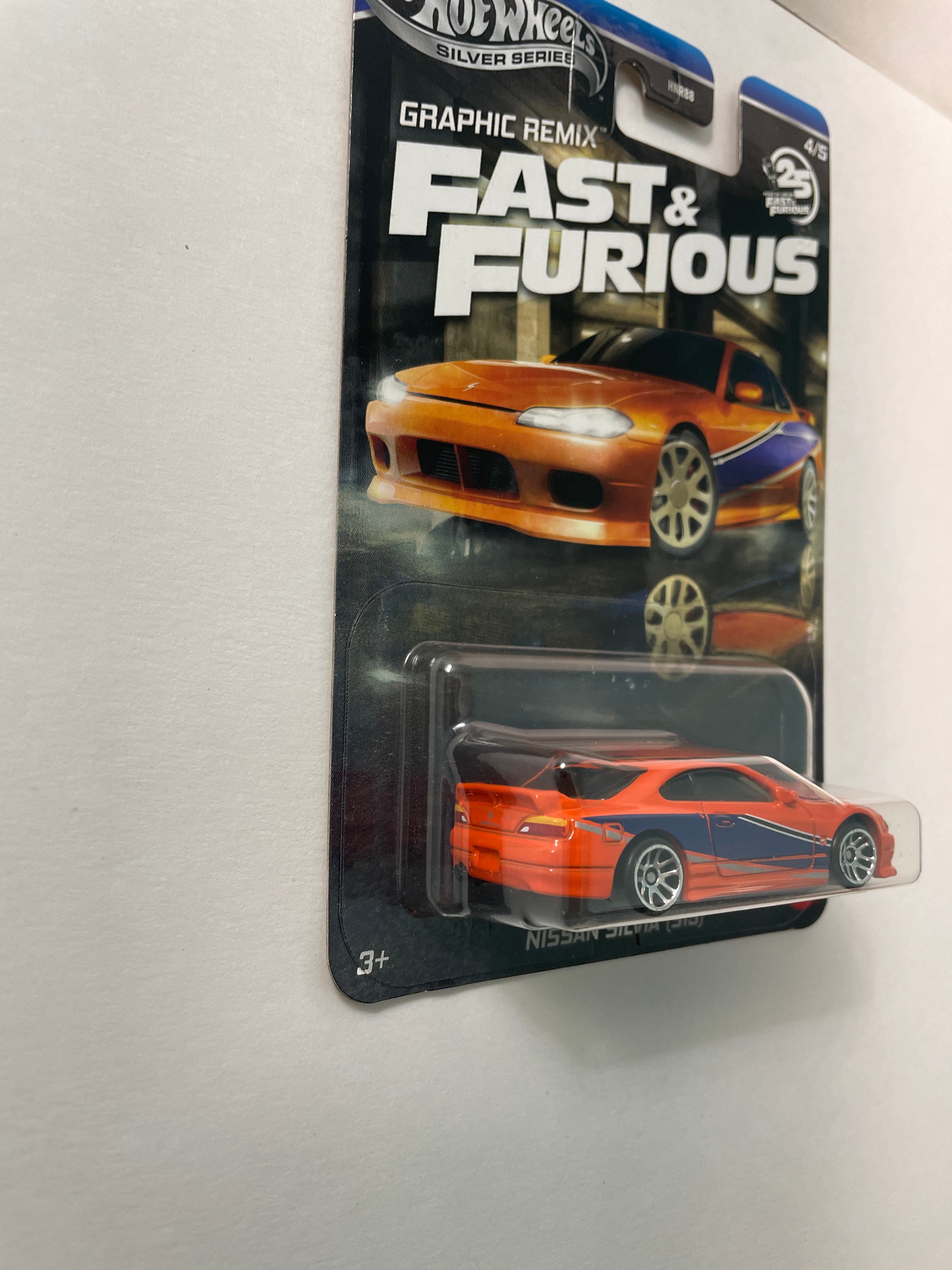 Hot Wheels 1/64 Silver Series Graphic Remix Fast & Furious Nissan