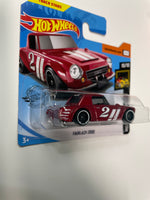 Hot Wheels 1/64 Fairlady 2000 Short Card Red