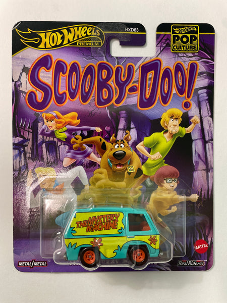 Hot Wheels 1/64 Pop Culture Scooby-Doo! The Mystery Machine Green - Damaged Card