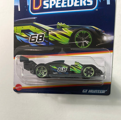 Hot Wheels 1/64 Neon Speeders GT Hunter Black