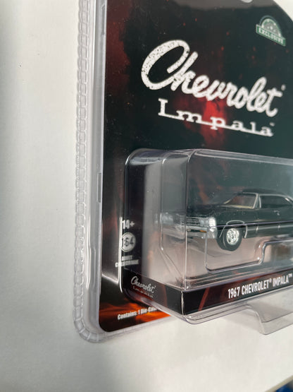 Greenlight Hobby Exclusive 1/64 1967 Chevrolet Impala Sport Sedan Black - 30333