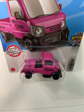 Hot Wheels 1/64 Mighty K Pink - Error Unpainted Front Wheel