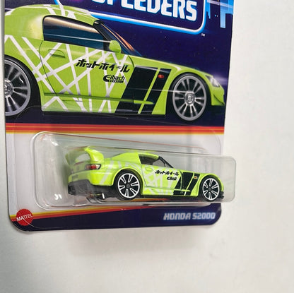 Hot Wheels 1/64 Neon Speeders Honda S2000 Green & White