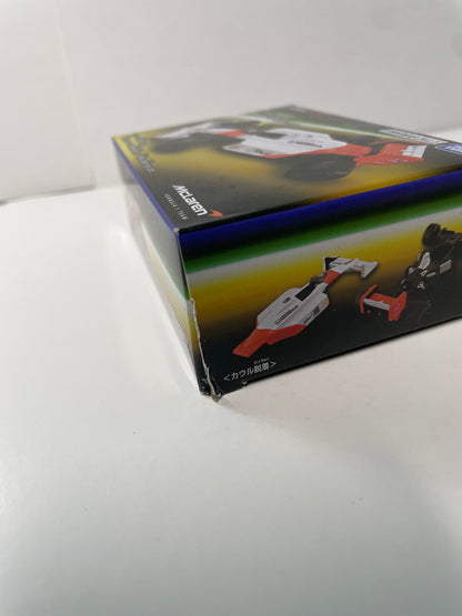 Tomica Premium 1/64 Racing Mclaren Honda MP4/4 #12 (Ayrton Senna) White & Red - 91537 - Damaged Box