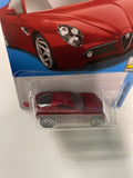 Hot Wheels 1/64 Alfa Romeo 8C Competizione Red - Damaged Card