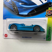 Hot Wheels 1/64 McLaren Elva Blue