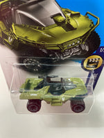 Hot Wheels 1/64 UNSC Warthog Green - Damaged Card