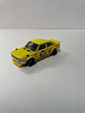 *Loose* Hot Wheels 1/64 Premium Car Culture Team Transport 1972 Toyota Corolla Levin Yellow