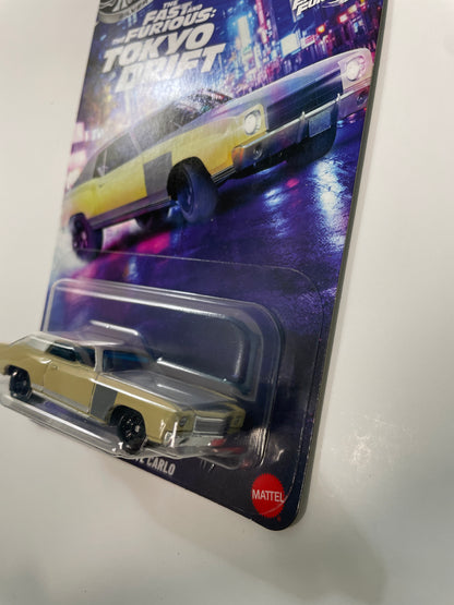Hot Wheels 1/64 Silver Series The Fast And The Furious Tokyo Drift 1970 Monte Carlo Beige - JKX07