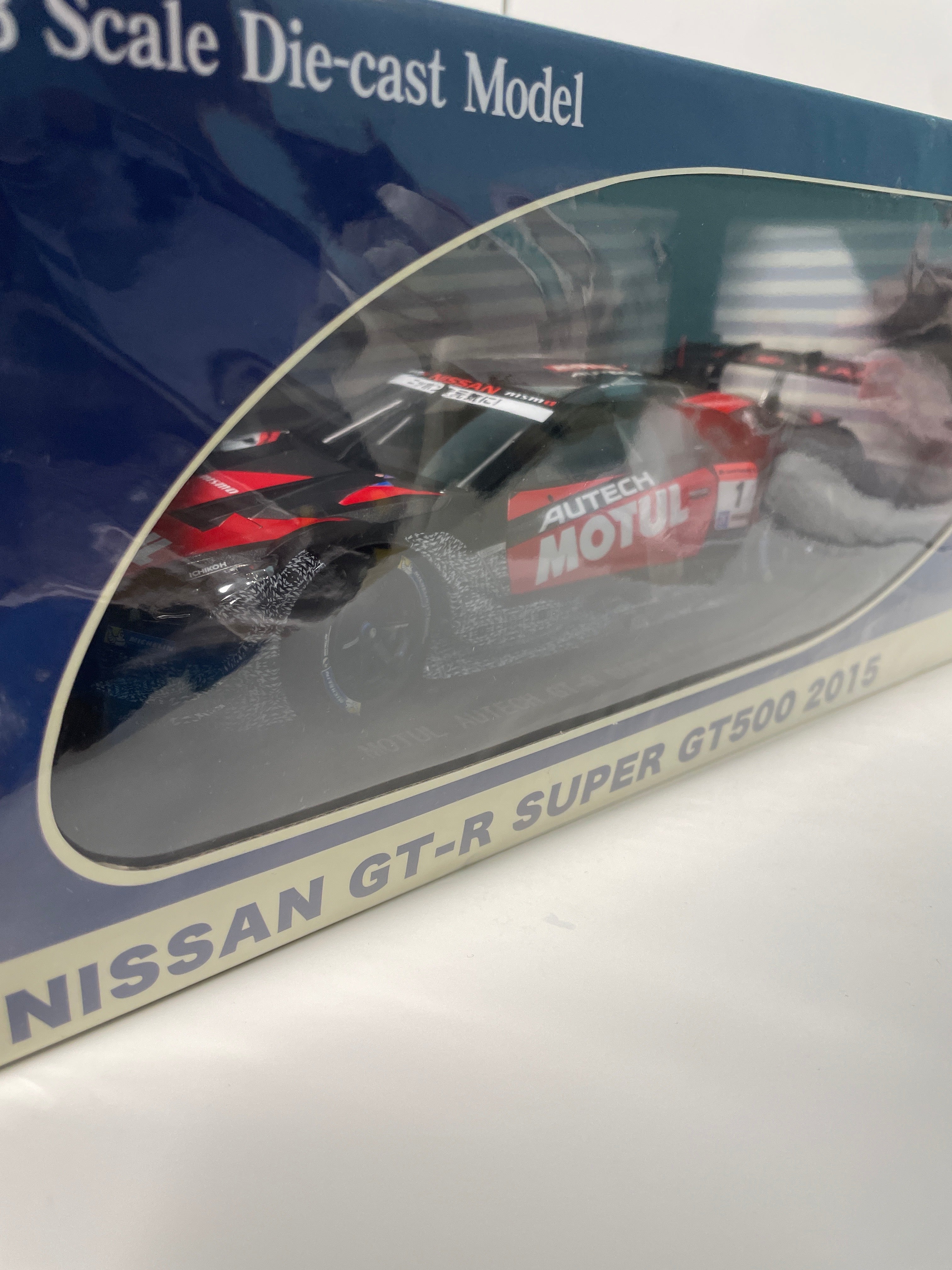 Ebbro 1/18 Nissan GT-R Super GT500 2015 Motul Autech Okayama Test