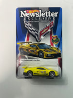 Hot Wheels 1/64 Convention Newsletter Exclusive Chevrolet Corvette C8.R w/ Sticker Yellow