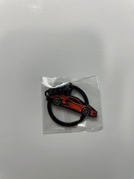 Hot Wheels Key Chain Corvette Orange