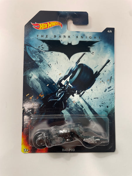 Hot Wheels 1/64 The Dark Knight Bat-Pop Black - Damaged Card