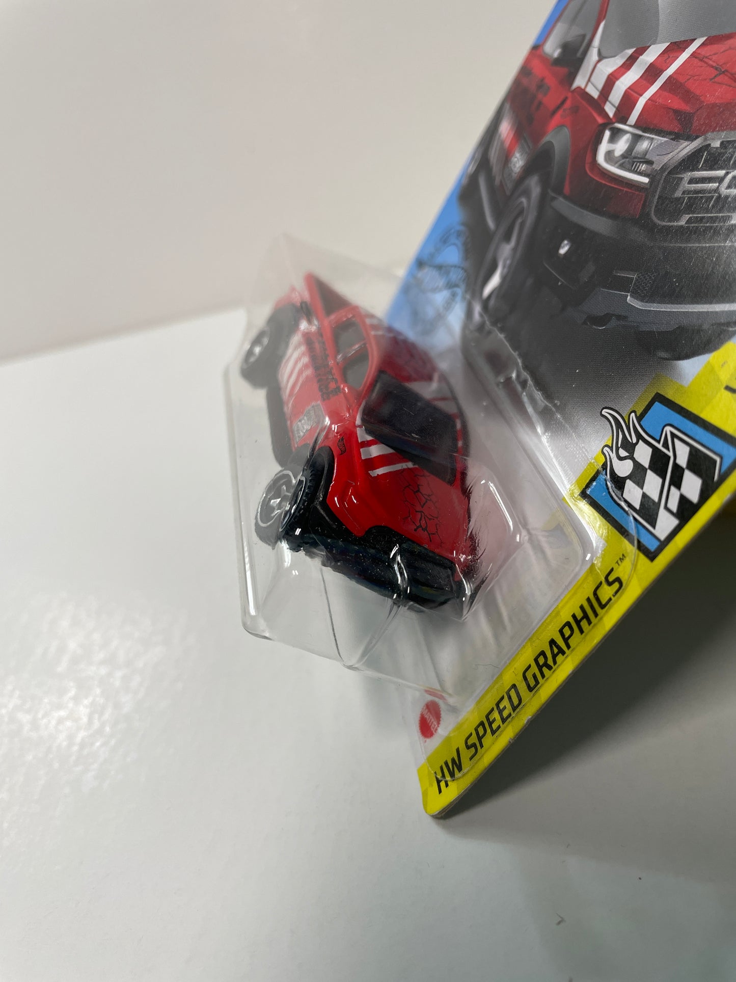 Hot Wheels 1/64 ‘19 Ford Ranger Raptor Red - Damaged Box