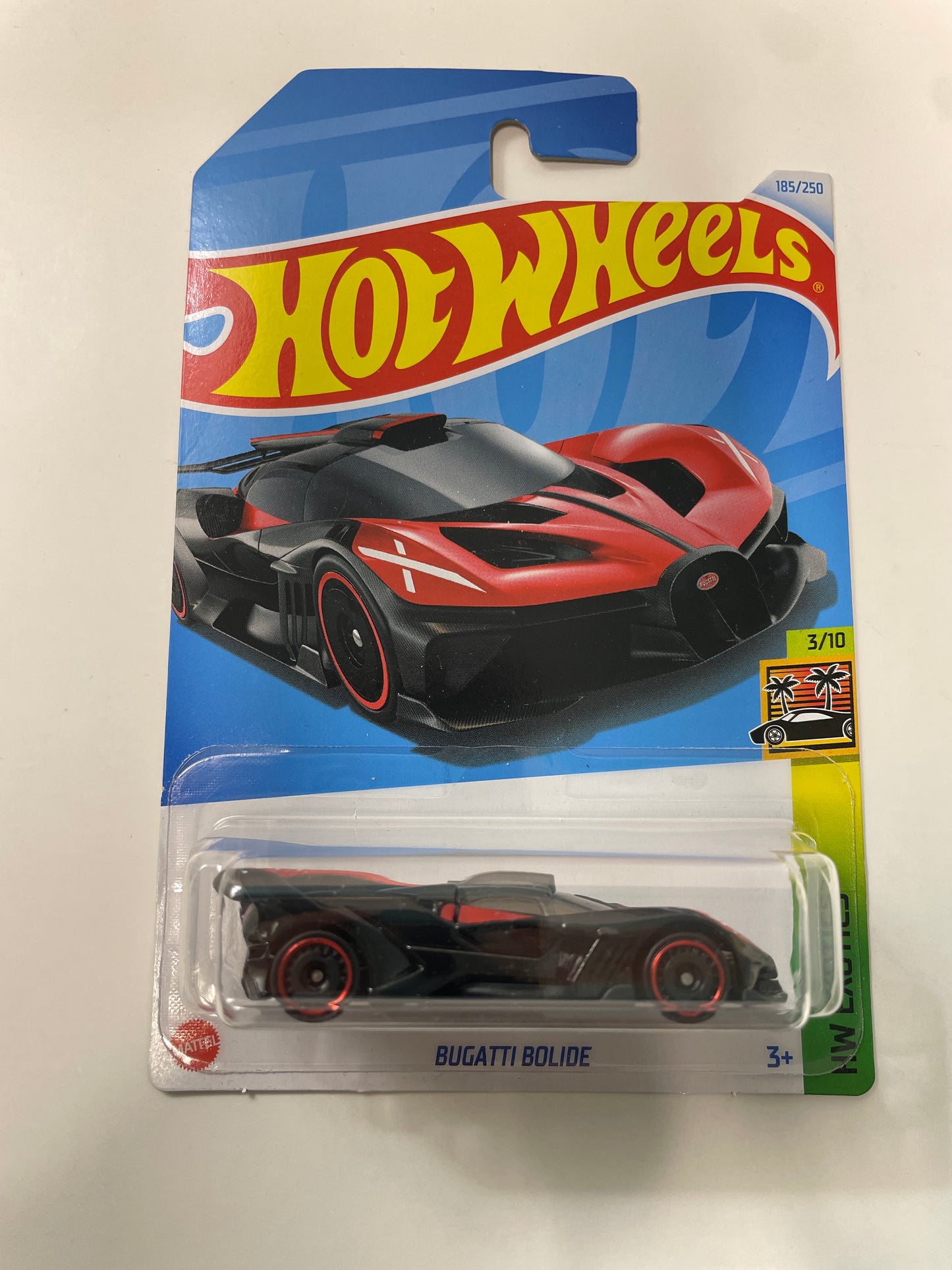 Hot Wheels 1/64 Bugatti Bolide Black & Red