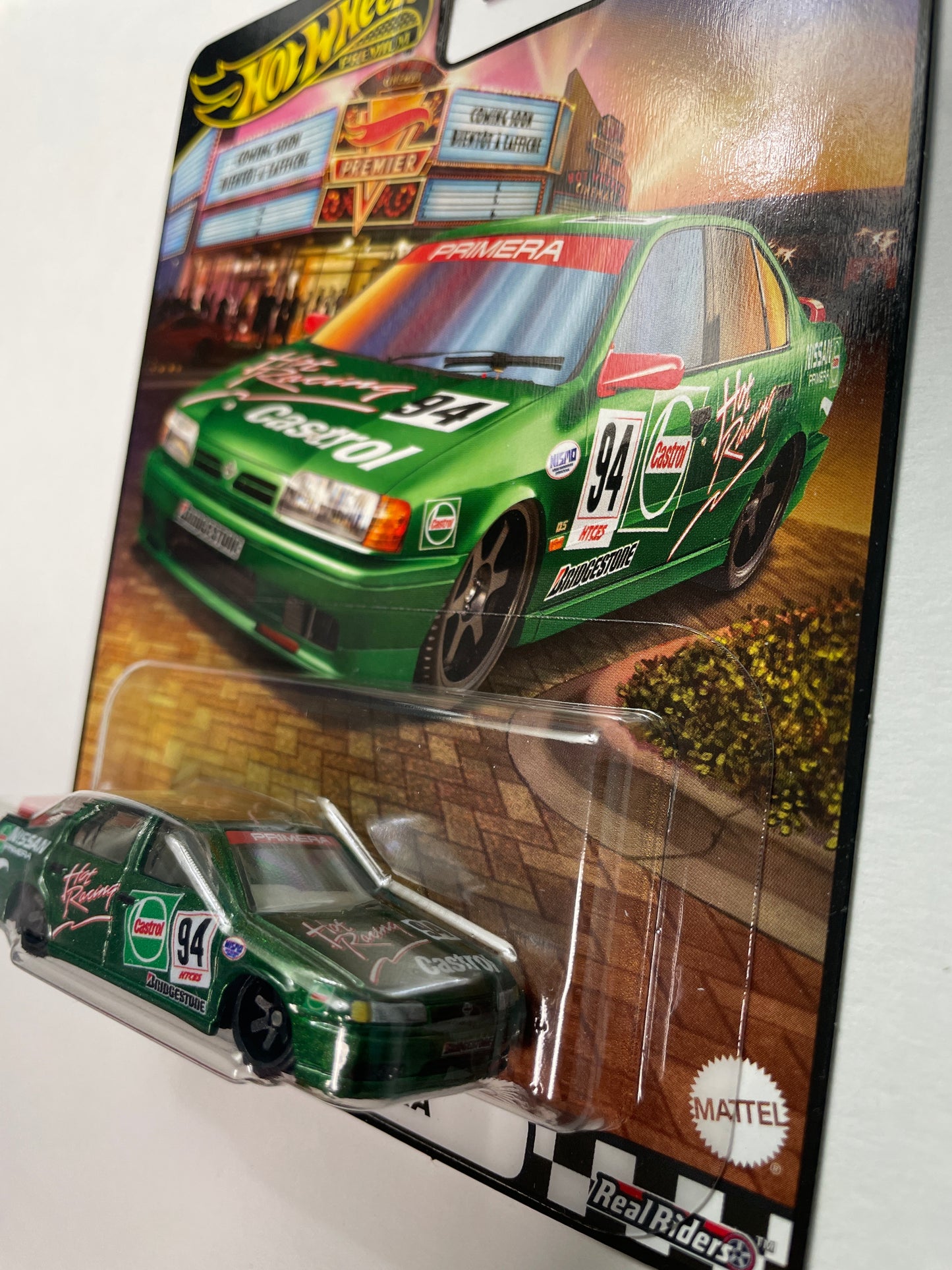 Hot Wheels 1/64 2025 Boulevard Mix D '94 Nissan Primera Green - JBL31