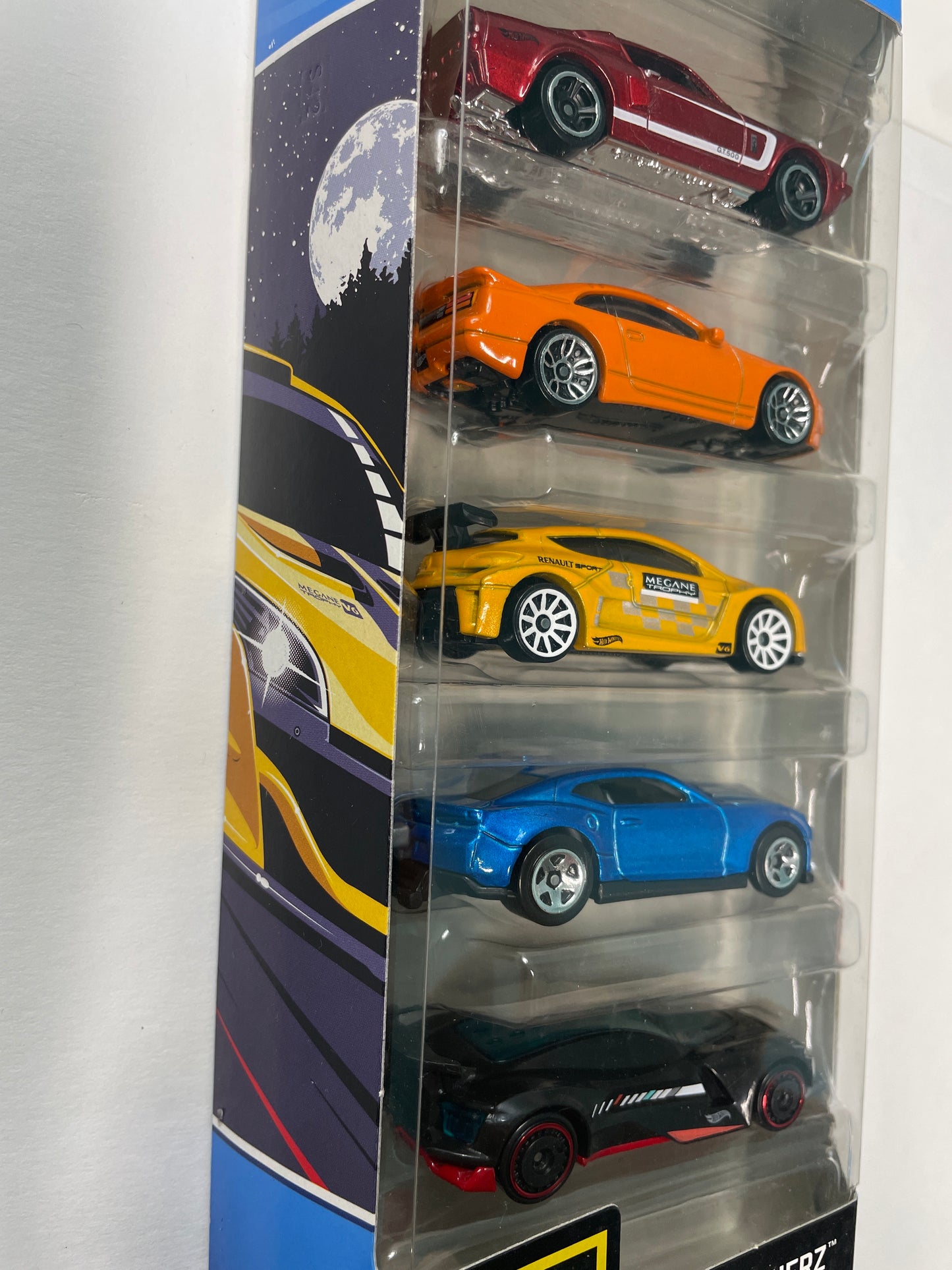Hot Wheels 1/64 5 Pack Nightburnerz - Damaged Box