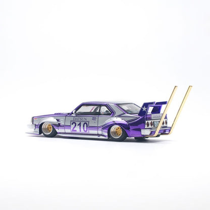 Pop Race 1/64 Nissan Skyline C210 Kaido Racer Bosozoku Style Purple