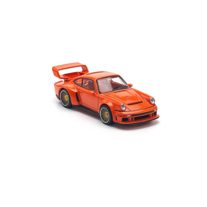 Pop Race 1/64 Porsche Singer DLS Turbo Study Orange - PR64-0131
