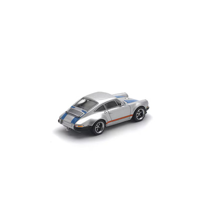 Pop Race 1/64 Porsche Singer 964 Silver - PR64-0188